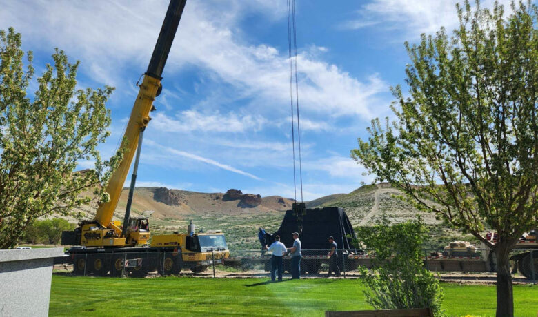Veteran Columbarium Arrives at Riverview Cemetery