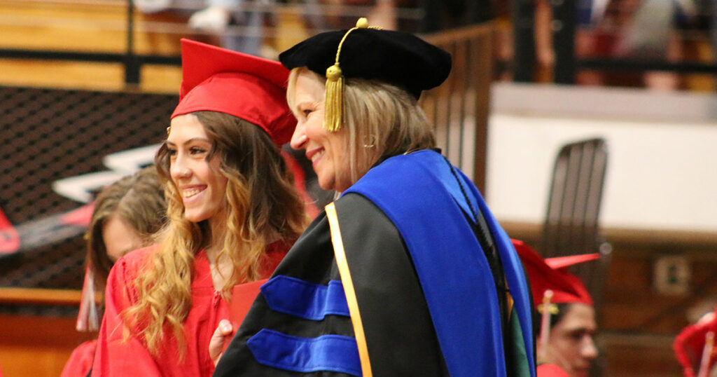 Western Honors Students at 2023 Commencement Ceremony