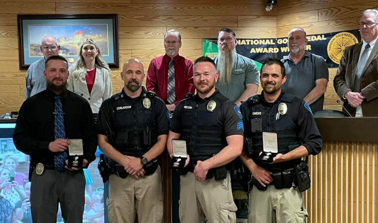 Three GRPD Officers Receive Medal of Valor for 2021 Incident