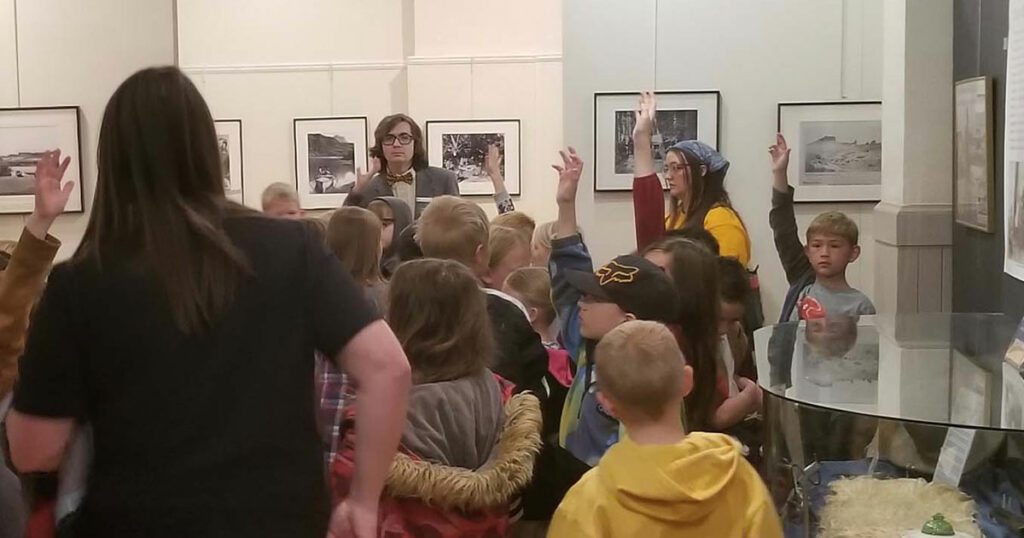 Harrison Elementary Second Grade Students Visit Sweetwater County Museum