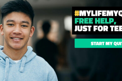 Teens Can Get FREE & Confidential Help to Quit Smoking With My Life, My Quit™