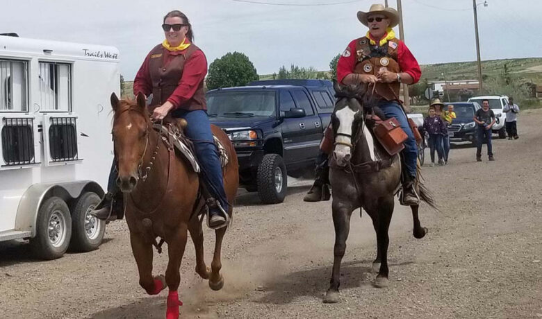 National Pony Express Re-Ride Traveled through Granger Monday