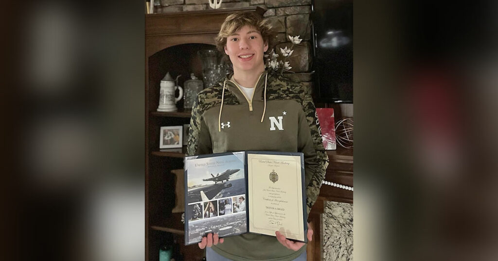 GRHS Graduate Inducted into Naval Academy Class of 2027