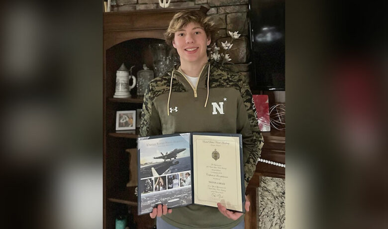 GRHS Graduate Inducted into Naval Academy Class of 2027