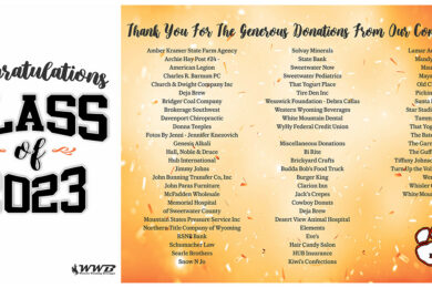 Rock Springs High School Senior Party Commitee Says THANK YOU!