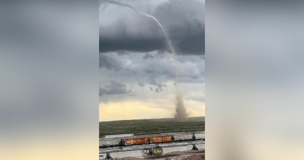 PHOTOS: NWS Confirms Tornado Reports near Genesis Alkali this Afternoon