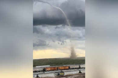 PHOTOS: NWS Confirms Tornado Reports near Genesis Alkali this Afternoon