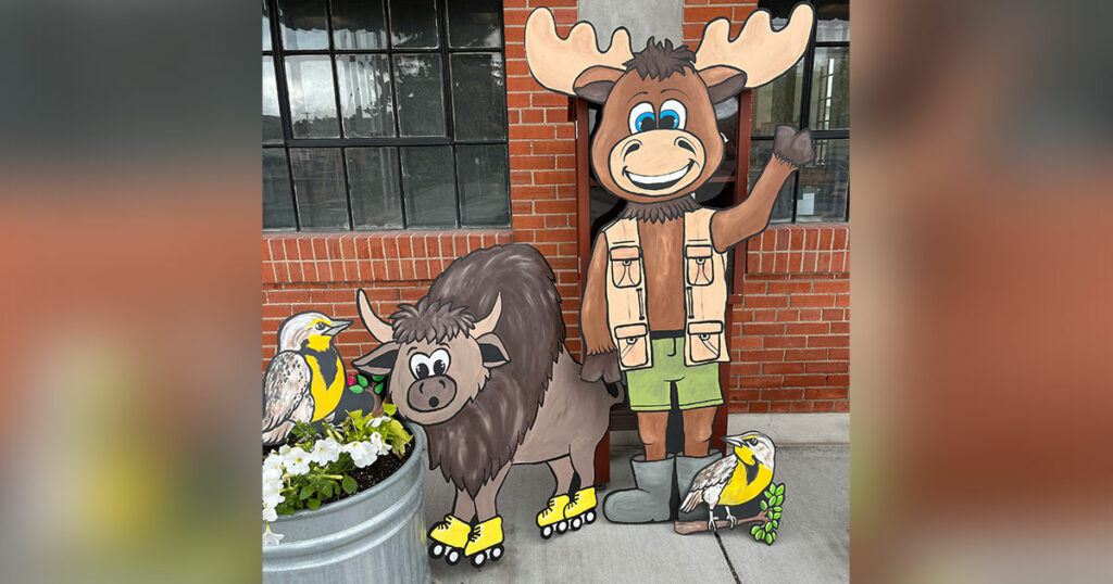 Whimsical Wyoming Wildlife Have Migrated to Downtown Rock Springs