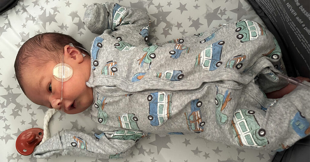 Baby Born with Hole in His Heart May Need Surgery