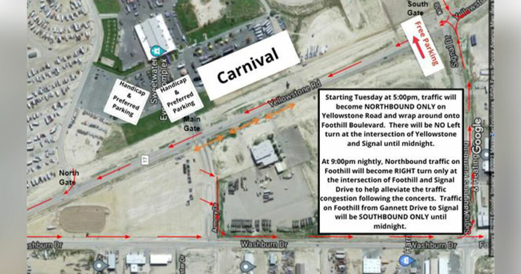 Traffic Changes to Occur During Wyoming’s Big Show