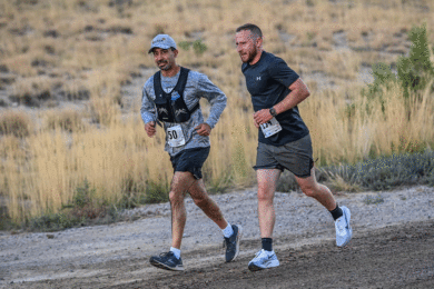 Two Local Runners Win the Run with the Horses Marathon