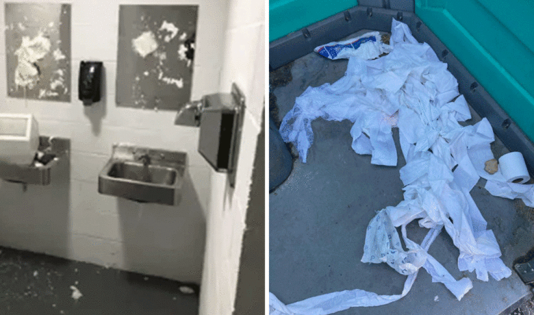 Restrooms and Portable Toilets Vandalized in Green River