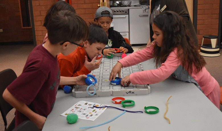 Kids Program Robots at Sweetwater County Library
