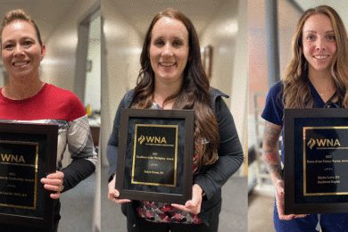 Three MHSC Nurses Honored with State Awards