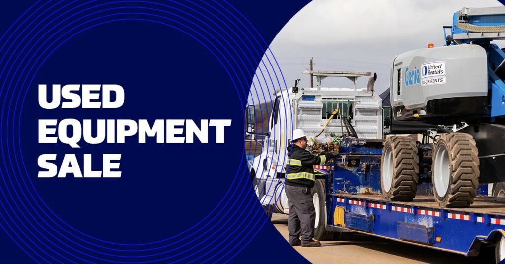 Join United Rentals for ‘Blue Thursday’–The Best Used Equipment Sale of the Year!
