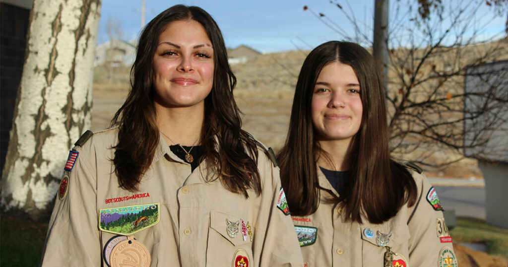 Ladies Complete Eagle Projects in Rock Springs
