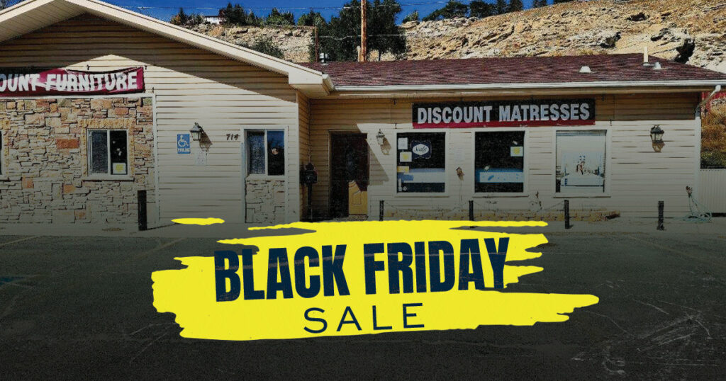 Don’t Miss the Discounts on Discounts at the Rushmore Furniture’s Discount Outlet on Black Friday