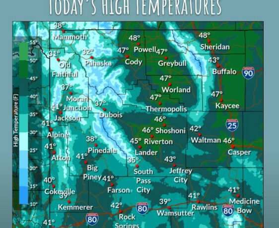 Breezy With a High Near 41