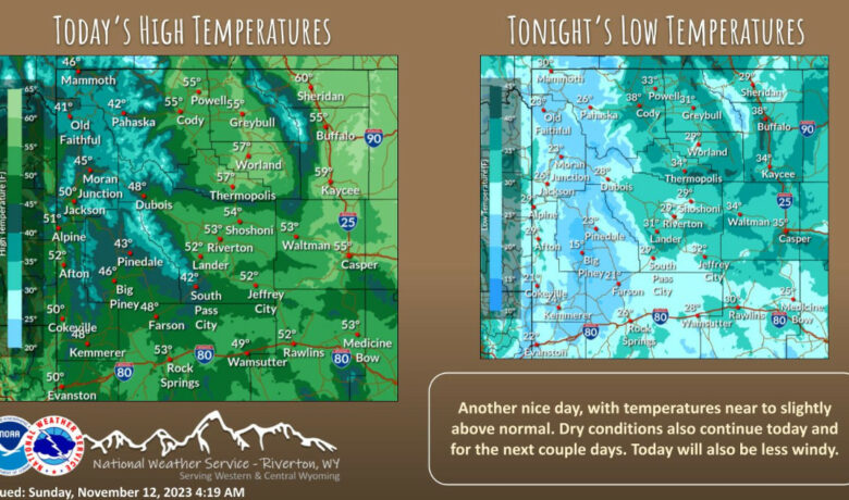 Weather Forecast for November 12th, 2023