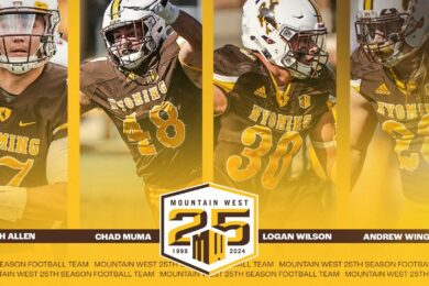 Four Former Wyoming Cowboys Named to Mountain West 25th Season Football Team