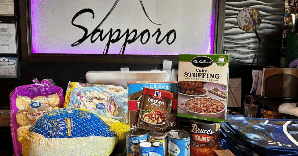 Sapporo Gives Away 30 Thanksgiving Meals