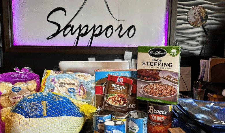 Sapporo Gives Away 30 Thanksgiving Meals