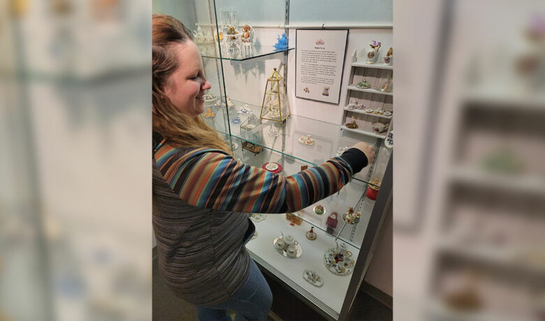 Miniature Tea Set Display Opens at Community Fine Arts Center