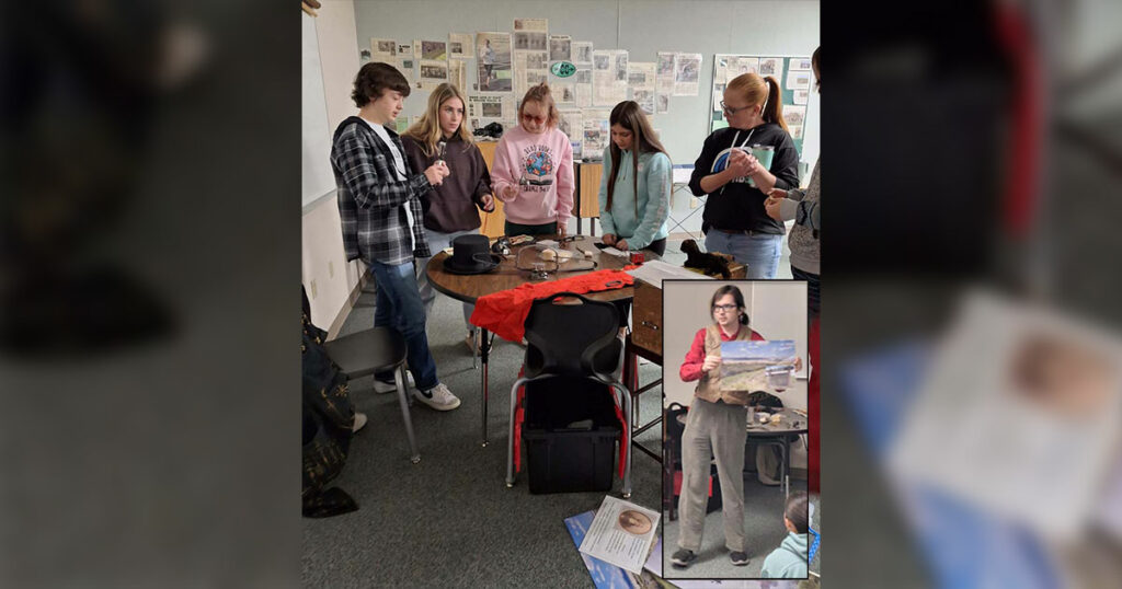 County Museum Hosts Fur Trade Class for GRHS Students
