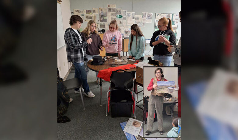 County Museum Hosts Fur Trade Class for GRHS Students
