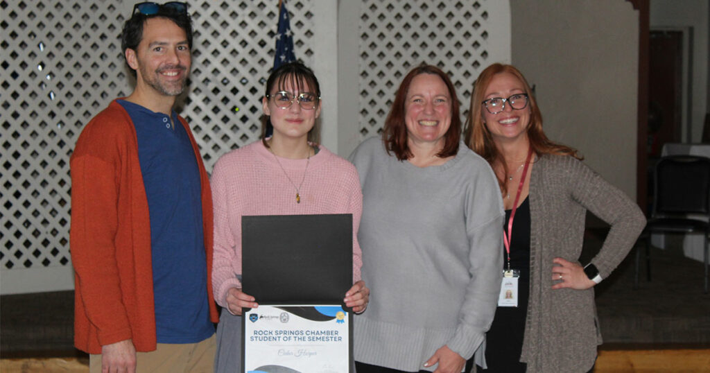 Cedar Harper Named Chamber’s Student of the Semester