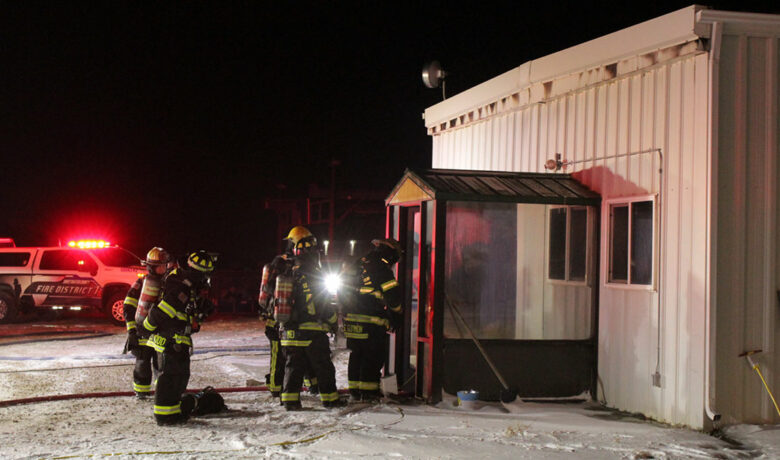 Fire District No. 1 Responds to Fire West of Rock Springs