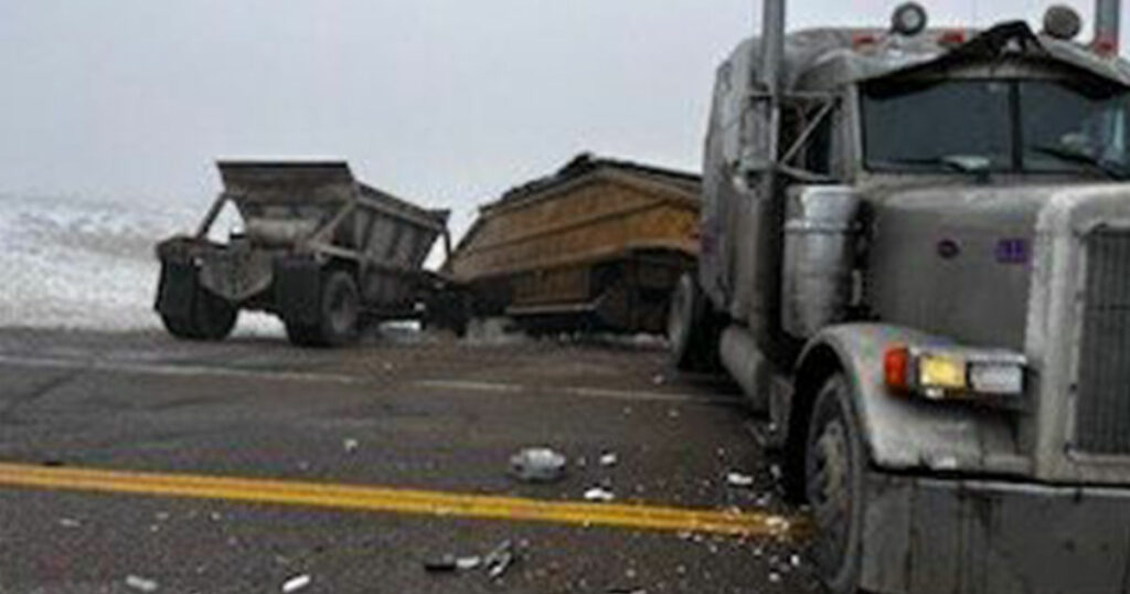 Semi Collides with Train near Sisecam Facility