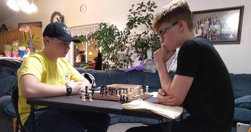 Scouts Learn the Ancient Game of Chess