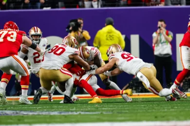 Gipson Falls to Chiefs in Overtime During Super Bowl LVIII
