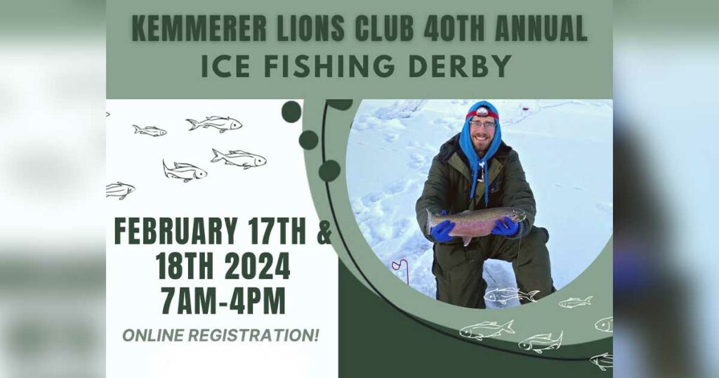 Sign Up for the Kemmerer Lions Club 40th Annual Ice Fishing Derby!