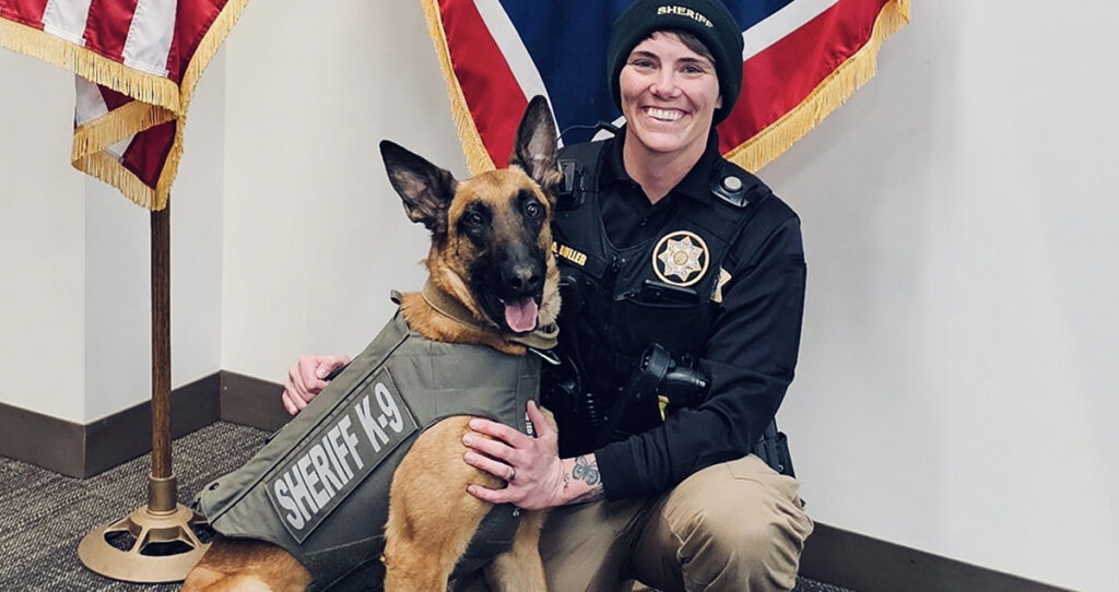 Sheriff’s Office K9 Arry Receives Donated Protective Vest