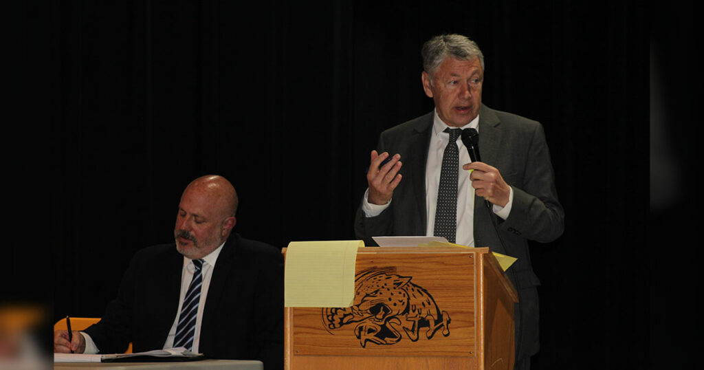 Presentation Introduces Junior High Students to Legal System