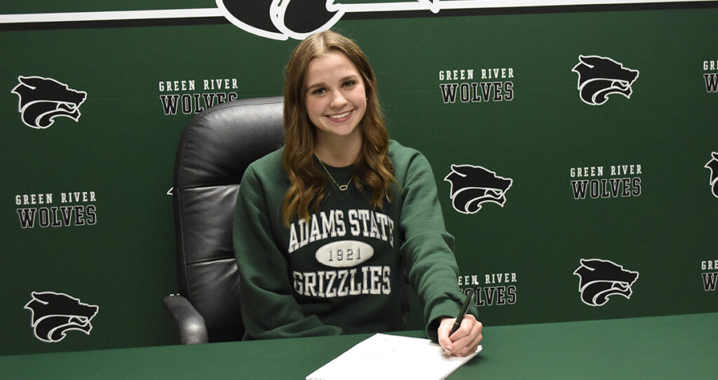 GRHS Swimmer Brianna Uhrig Signs with Adams State University
