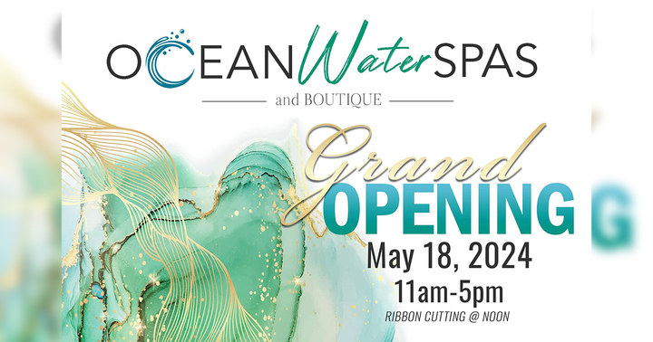 Treat Yourself to Ocean Water Spas and Boutique’s Grand Opening