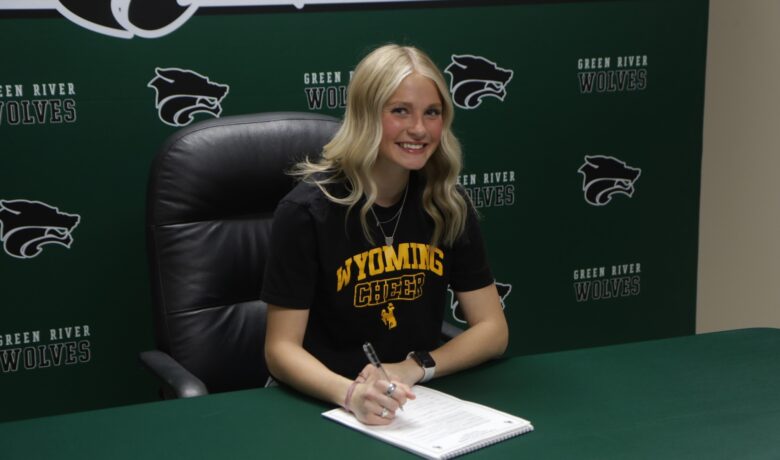 Allysa Drinkle Signs for Cheerleading with the University of Wyoming