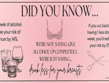Drink Less for Your Breasts during Breast Cancer Awareness Month