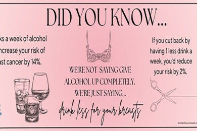 Drink Less for Your Breasts during Breast Cancer Awareness Month