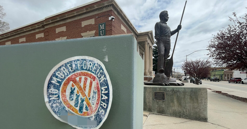 Stickers Promoting White Supremacist Groups Seen in Green River and Rock Springs