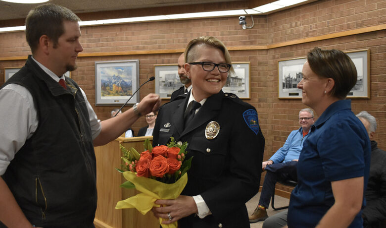 GRPD’s Monique Mead Pinned as Newly Promoted Sergeant
