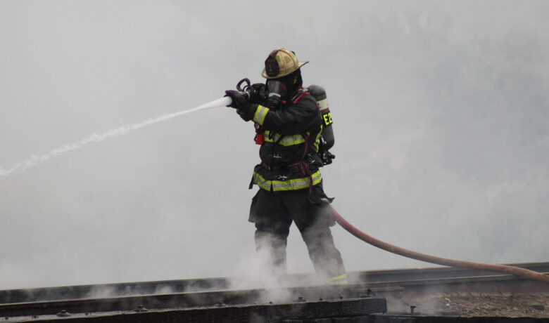 Rail Bridge Fire Extinguished Wednesday Afternoon