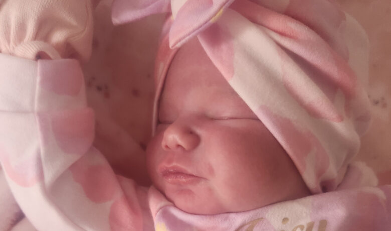 Birth Announcement: Hazel Kaye Smoky Sandborn