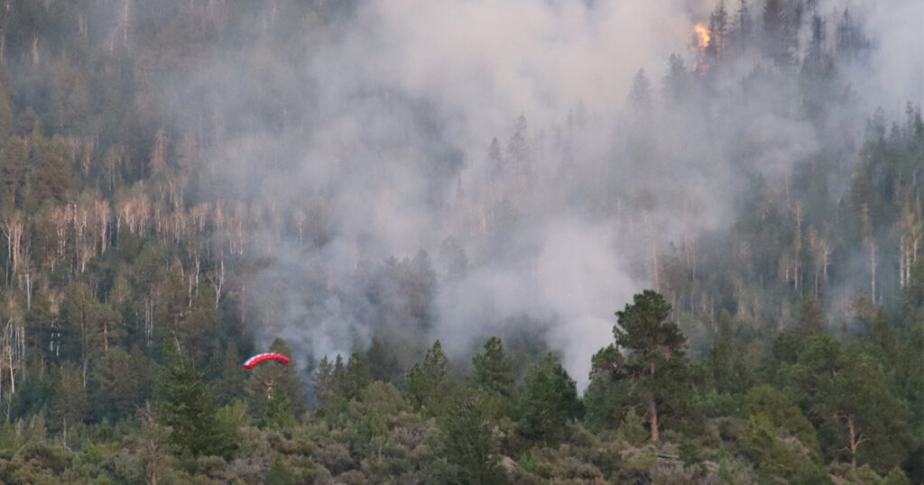 Speirs Fire Caused by Lightning, Size Estimated at 700 Acres