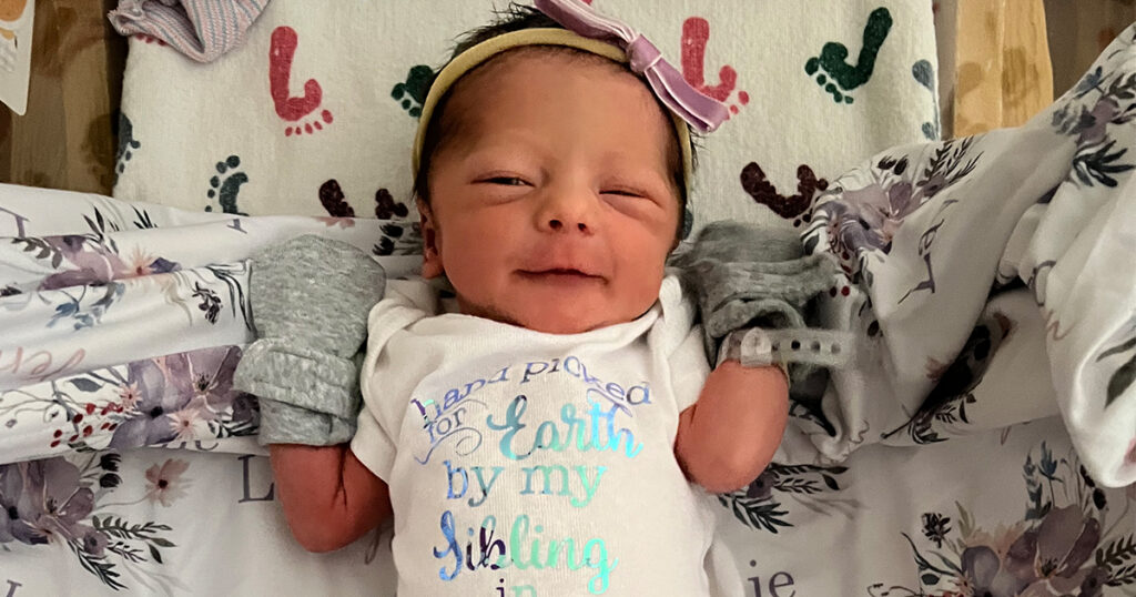 Birth Announcement: Laynie Fern Munoz