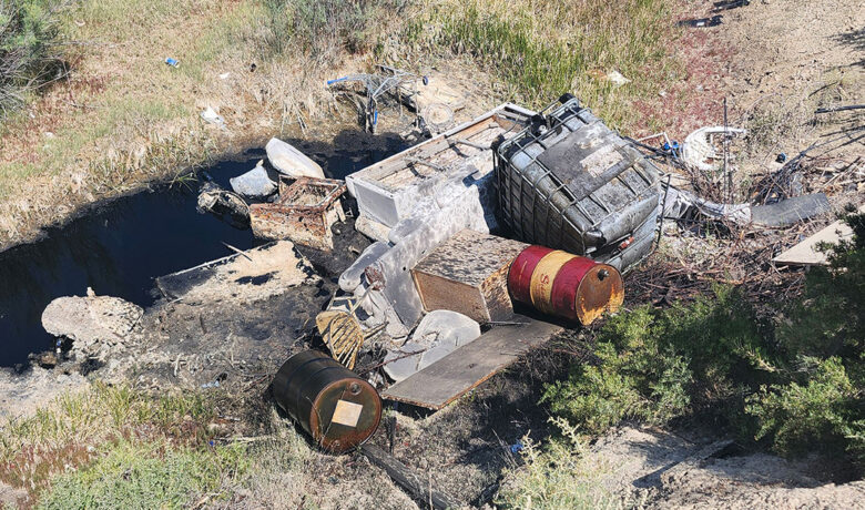 Sheriff’s Office Investigates Illegal Dumping of Oil Drums