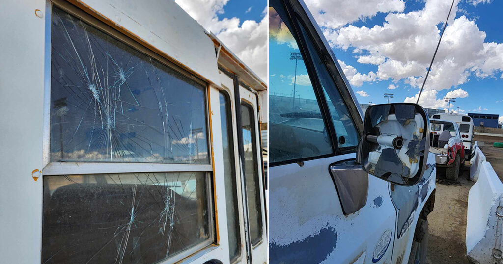 Four Mud Trucks Vandalized at Sweetwater Speedway